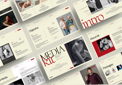 Media Kit Presentation Template