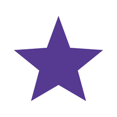 Obraz premium Purple Star Icon
