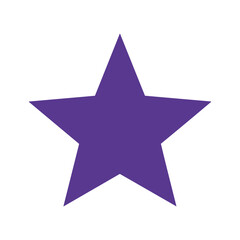 Fototapeta premium Purple Star Icon