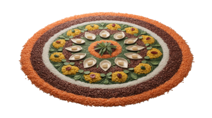 Festive Pookalam Design