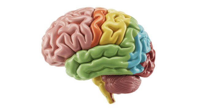 Human Brain Anatomy Illustration