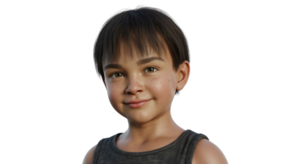 Portrait of a young boy