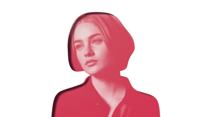 Portrait of a young woman