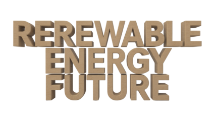 Renewable Energy Future Text