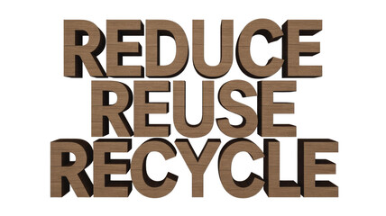 Reduce Reuse Recycle Text