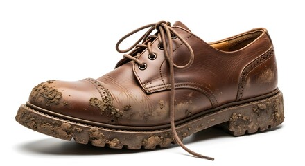 Old Brown Leather rustic stylishboots Fashion shoe