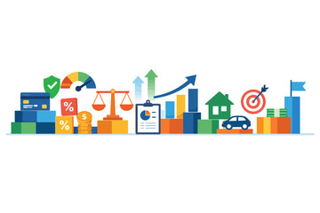 Abstract Business Trend Visualization Showing Data Evolution Market Shift Strategy Growth Minimal Clean Modern Design