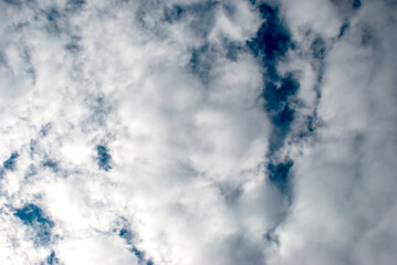 Obraz premium Cloudy Sky Background with Natural Light and Texture