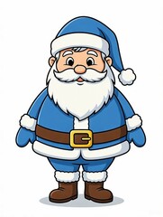 cartoon santa claus