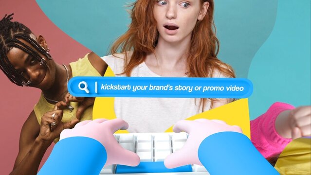 Cute 3D Search Intro