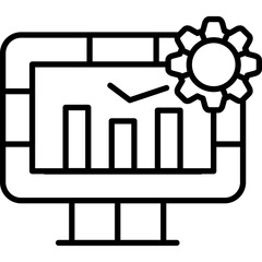 Data Management Icon Vector Element