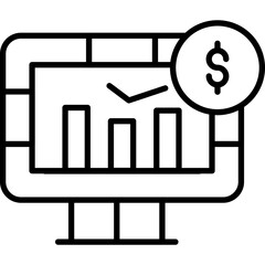 Market Penetration Icon Vector Element