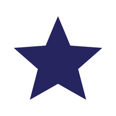 Obraz premium Blue Star Icon