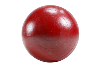 Fitness medicine ball isolated on transparent background