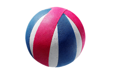 Durable netball post isolated on transparent background