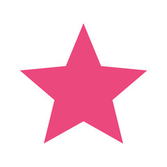 Obraz premium Pink Star Vector Illustration