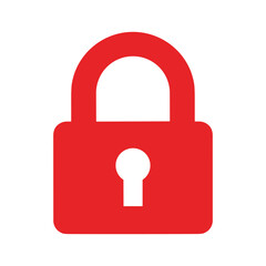 Red Padlock Icon