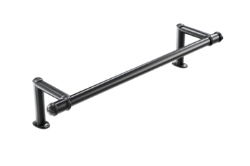 Modern pull up bar isolated on transparent background