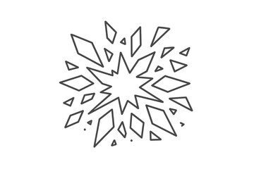 Abstract Geometric Starburst Background