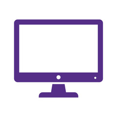 Computer Monitor Vector Illustration