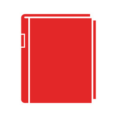 Red Book Icon Illustration