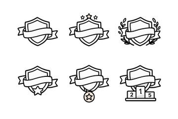 Collection of Trophy and Award Icons