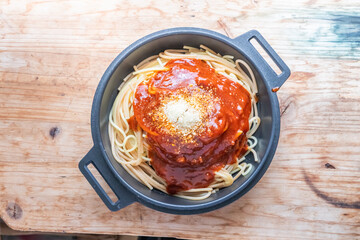 イタリアンパスタ　Typical Italian dish pasta (spaghetti)