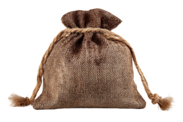 Fun sack race bag isolated on transparent background