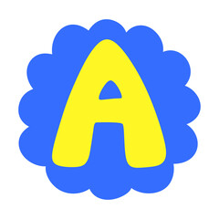 Alphabet. English. English language. Cute. Doodle. Paint. Drawing. Kid. colorful alphabet. cute alphabet. rainbow alphabet. cute letters. alphabet emoji. alphabet letter a. A.