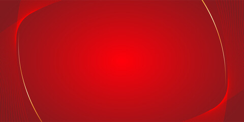 A deep red modern background featuring clean geometric lines, angled stripe patterns, and subtle golden highlights
