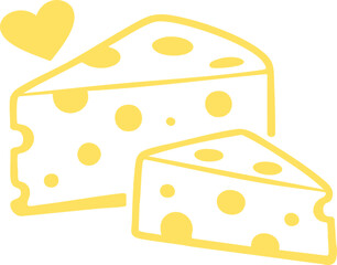 Cheese Vector Icon