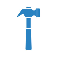 Blue Hammer Vector Illustration