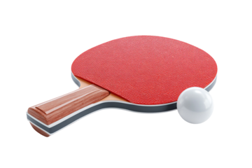 Tournament table tennis isolated on transparent background