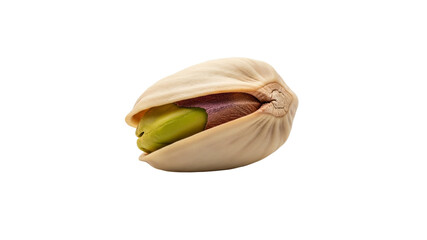 Open pistachio nut on Transparent Background