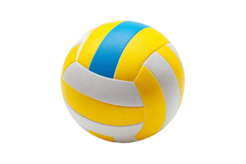 Volleyball sports ball for indoor and outdoor play isolated on transparent background