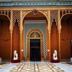 entrance to the Cairo Khayyam Palace
