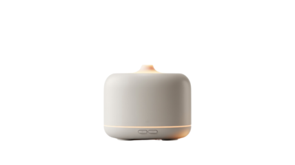 Isolated white propane tank on transparent background for easy use in design projects