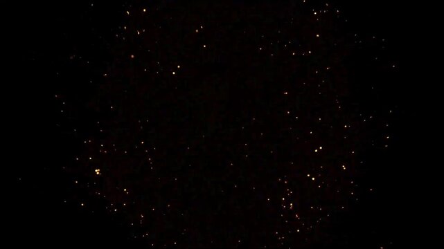 Golden light spots, shockwave particle effects, smoke and dust dissipate. Magical explosion shockwave effect, diffused wave on a transparent background. Glowing shockwave particles. Overlay template.