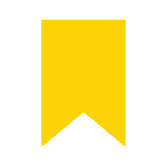 Yellow Bookmark Icon © Jomila