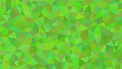 Abstract geometric background with various shades of green and subtle gold