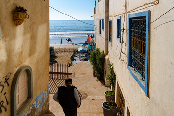 Taghazout village, Souss-Massa, Morocco. © gildas