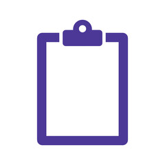Clipboard Icon Vector Illustration