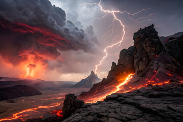 fire in the mountains