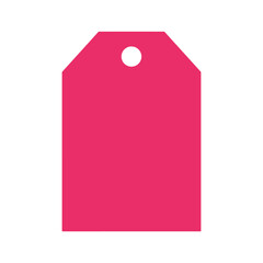 Pink Tag Illustration