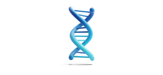DNA Double Helix Icon Biotechnology and Genetics Concept