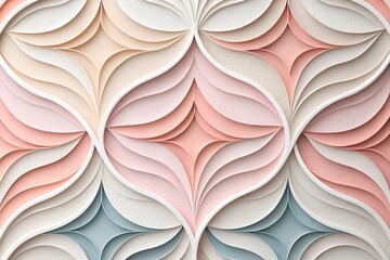 Paper cut abstract background in pastel nude tones with modern minimal look, elegant aesthetic for branding and lifestyle visuals