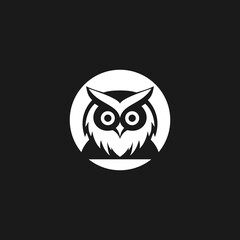 owl logo design, animal, illustration, technology, education symbol, school, bird, isolated, abstract, company, logotype, background, wise, fly, night, outline, flat, mascot, knowledge
