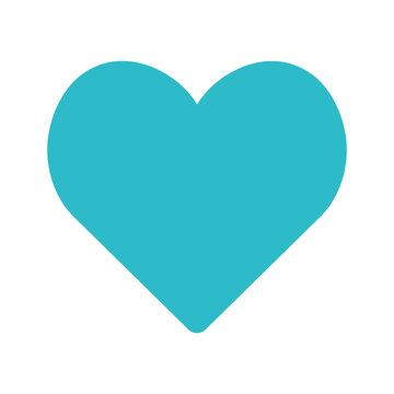 Teal Heart Icon