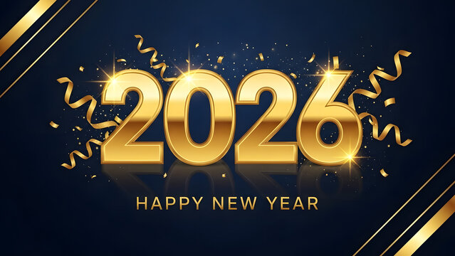 Happy New Year 2014 celebration greeting card design with a merry Christmas star illustration and winter snow holiday decoration symbol for the new season