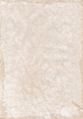 Vintage Aged Paper Texture Background for Design and Scrapbooking